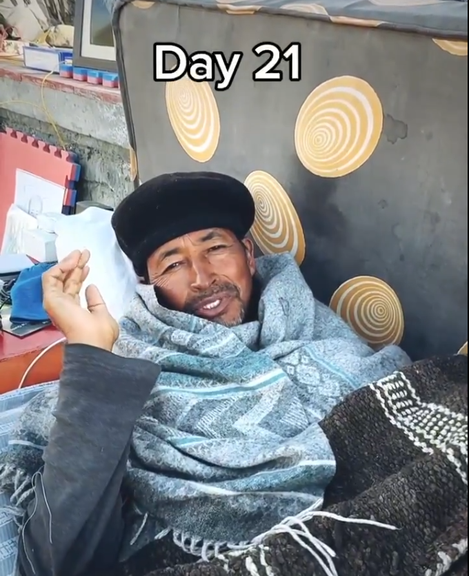 Sonam Wangchuk on Day 21 of his hunger strike about the impact of climate change in the Himalaya